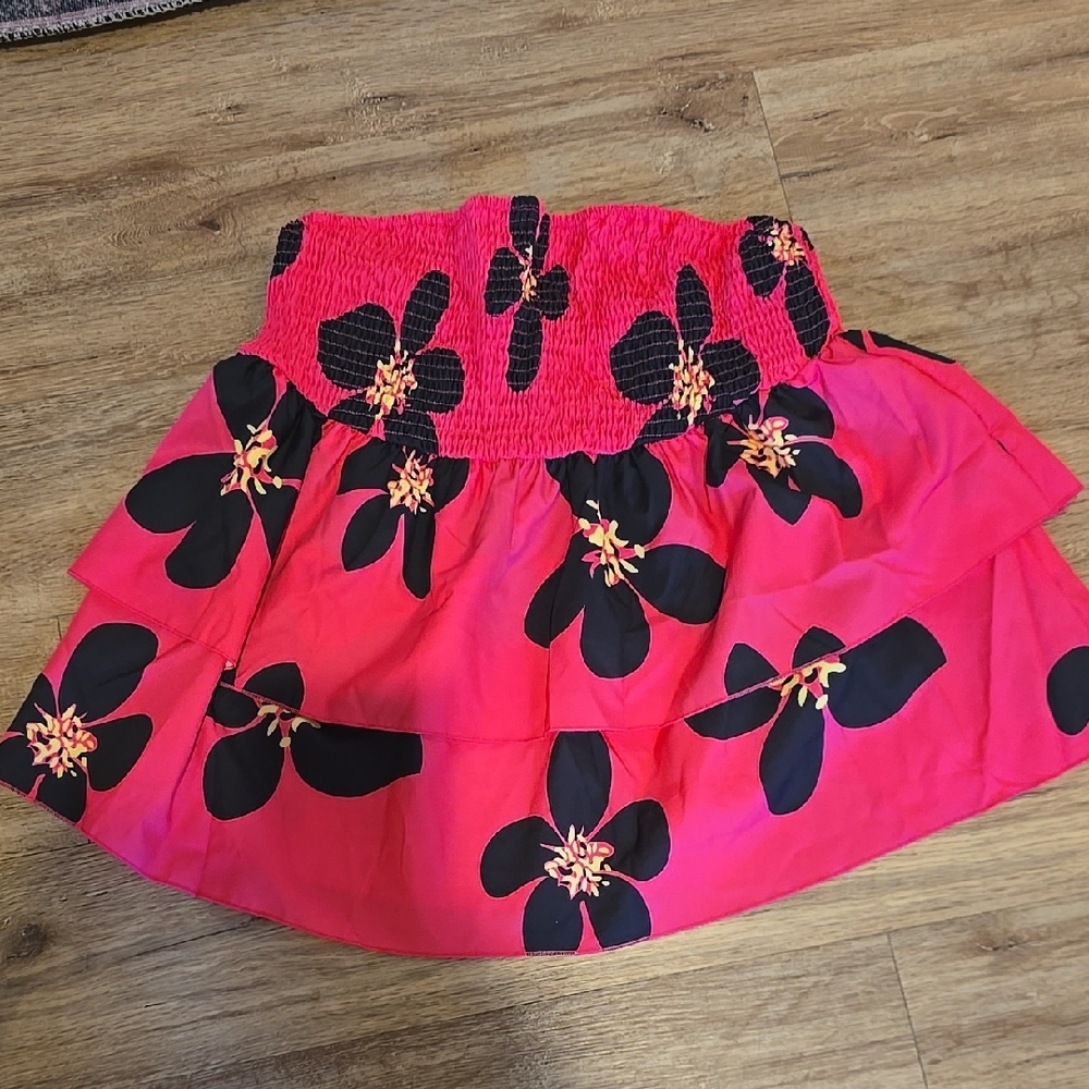 Floral Pink Skirt